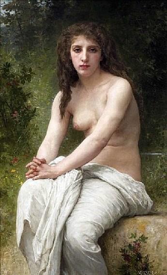 Reflexão, 1898 – William Bouguereau William Bouguereau Artemis Reproduction