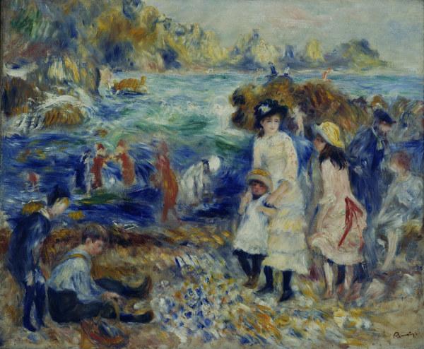 Crianças à Beira do Mar 1883 – Pierre-Auguste Renoir Pierre-Auguste Renoir Artemis Reproduction