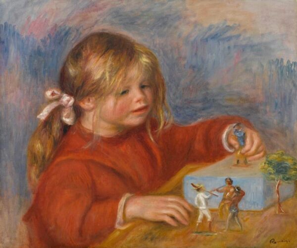 Claude Renoir tocando, por volta de 1905 – Pierre-Auguste Renoir Pierre-Auguste Renoir Artemis Reproduction