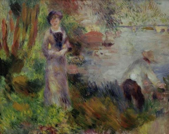 Às Margens do Sena em Argenteuil, 1878 – Pierre-Auguste Renoir Pierre-Auguste Renoir Artemis Reproduction