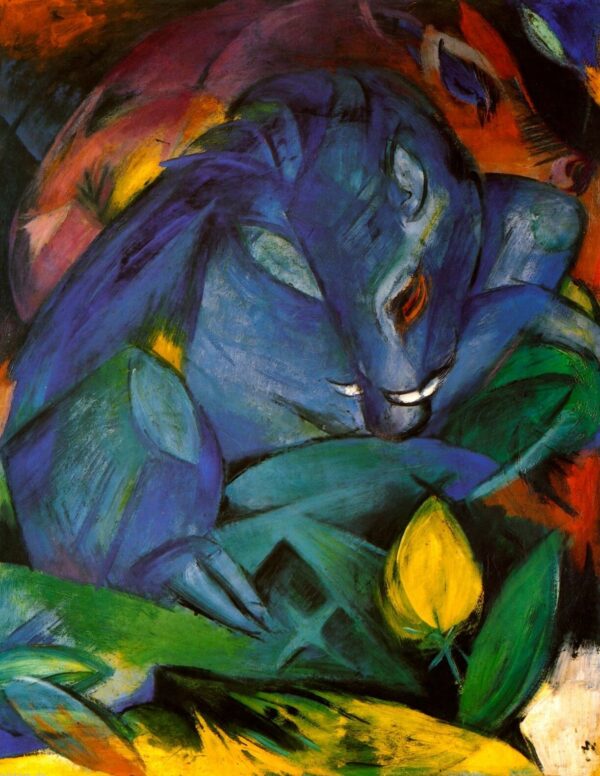 Cochon selvagem e porca – Franz Marc Franz Marc Artemis Reproduction