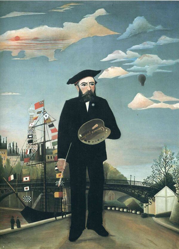 Autorretrato da Ilha Saint Louis – Henri Rousseau Henri Rousseau Artemis Reproduction