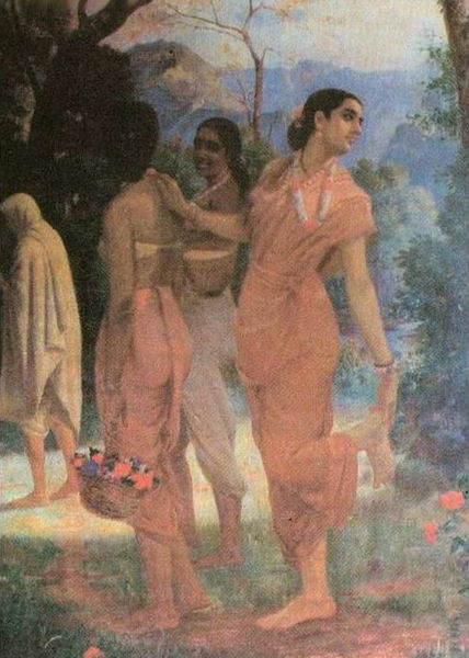 Shakuntala – Ravi Varmâ Artemis Reproduction