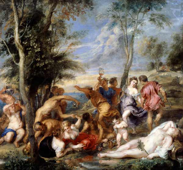 Bacanal dos Andriens de Ticiano – Peter Paul Rubens Peter Paul Rubens Artemis Reproduction