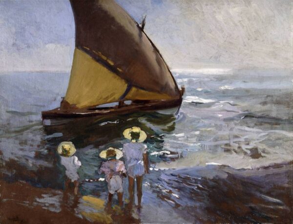 Na praia de Valência – Sorolla Joaquín Sorolla Artemis Reproduction