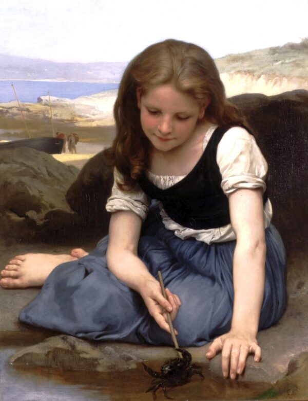 O caranguejo – William Bouguereau William Bouguereau Artemis Reproduction