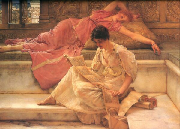 O Poeta Favorito – Lawrence Alma-Tadema Lawrence Alma-Tadema Artemis Reproduction