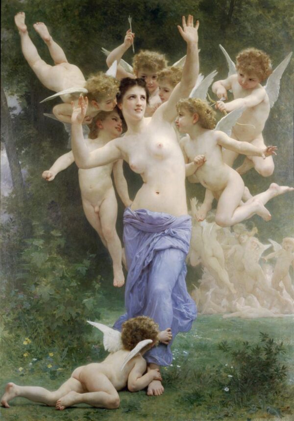 O Despertar do Coração – William Bouguereau William Bouguereau Artemis Reproduction