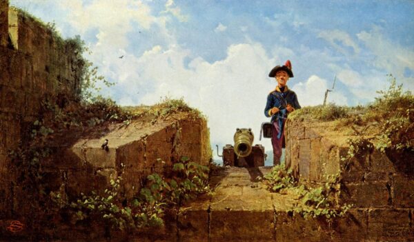 A Ponta do Tricô, 1860 – Carl Spitzweg Carl Spitzweg Artemis Reproduction