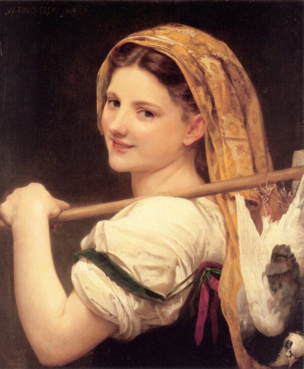 O retorno do mercado – William Bouguereau William Bouguereau Artemis Reproduction