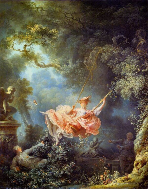 Os felizes acidentes da balança – Jean-Honoré Fragonard Jean-Honoré Fragonard Artemis Reproduction