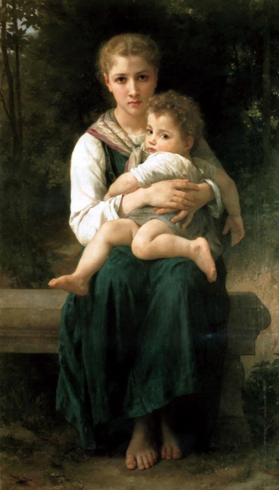 As duas irmãs – William Bouguereau William Bouguereau Artemis Reproduction