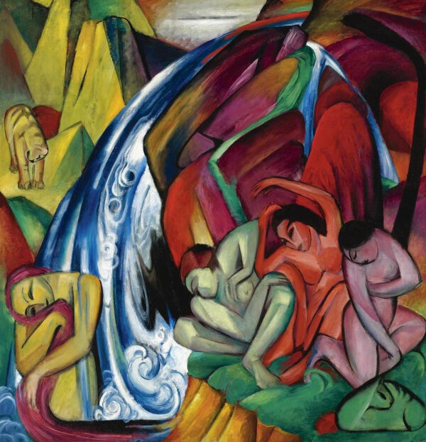 A Cachoeira – Franz Marc Franz Marc Artemis Reproduction