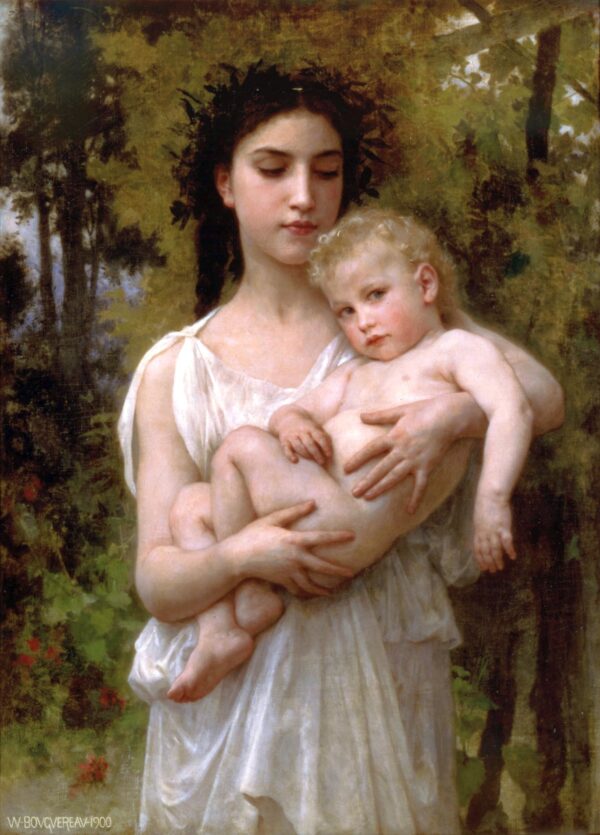 O jovem irmão de William Bouguereau William Bouguereau Artemis Reproduction