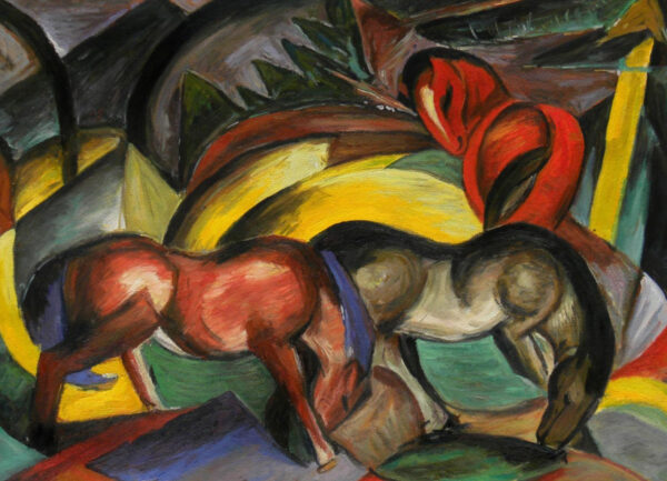 3 cavalos – Franz Marc Franz Marc Artemis Reproduction