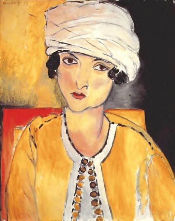 Laurette com turbante Vestido amarelo – Matisse Henri Matisse Artemis Reproduction