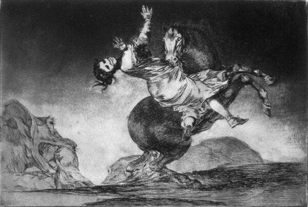 O cavalo raptor – Francisco de Goya Francisco de Goya Artemis Reproduction