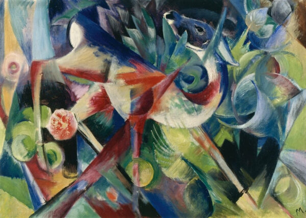 Bicho no jardim florido – Franz Marc Franz Marc Artemis Reproduction