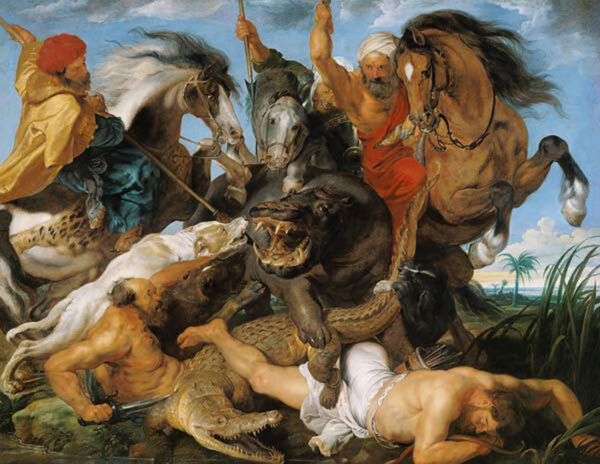 Caça ao hipopótamo e ao crocodilo – Peter Paul Rubens Peter Paul Rubens Artemis Reproduction