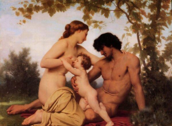 O tempo da família – William Bouguereau William Bouguereau Artemis Reproduction