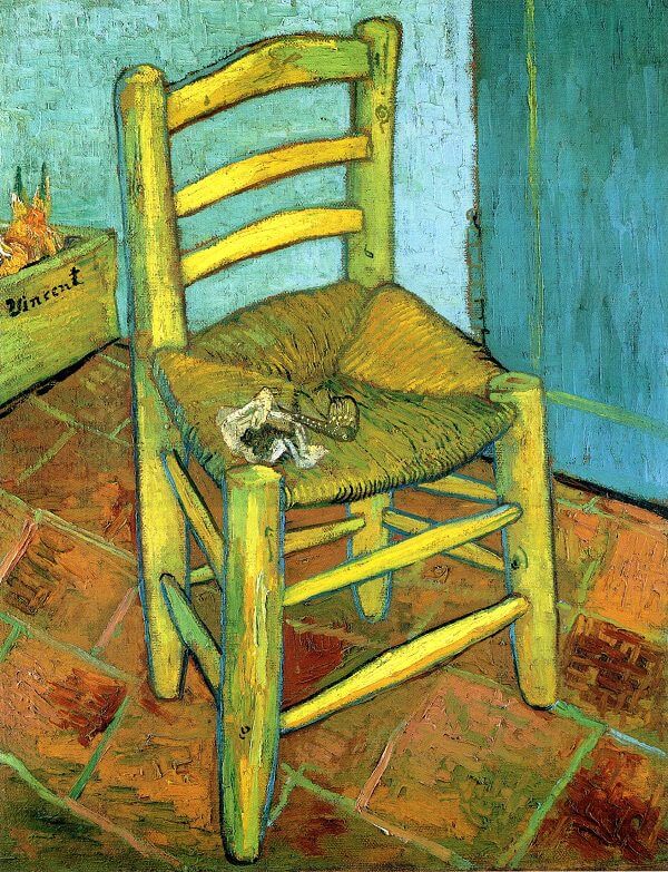 Chaise de Vincent com um cachimbo – Van Gogh Vincent Van Gogh Artemis Reproduction