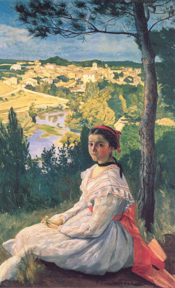 A Vista da Aldeia – Frédéric Bazille Frédéric Bazille Artemis Reproduction