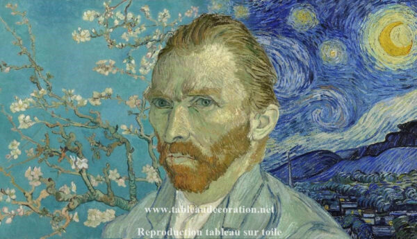 Retrato de Van Gogh em Tableau Vincent Van Gogh Artemis Reproduction