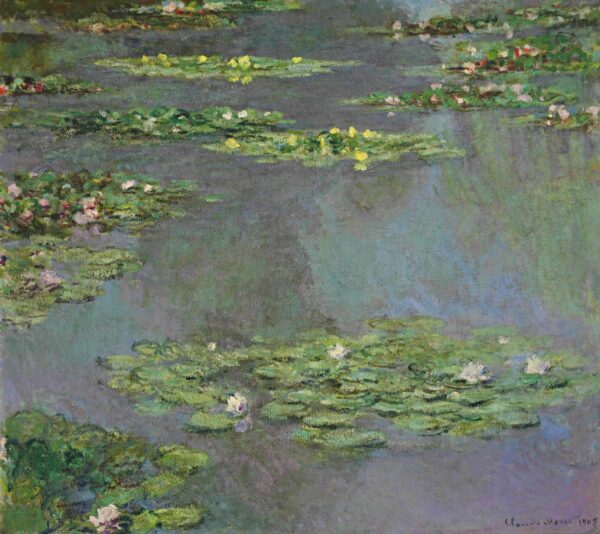 Ninféias 1905 – Claude Monet “Os Nenúfares” de Claude Monet Artemis Reproduction