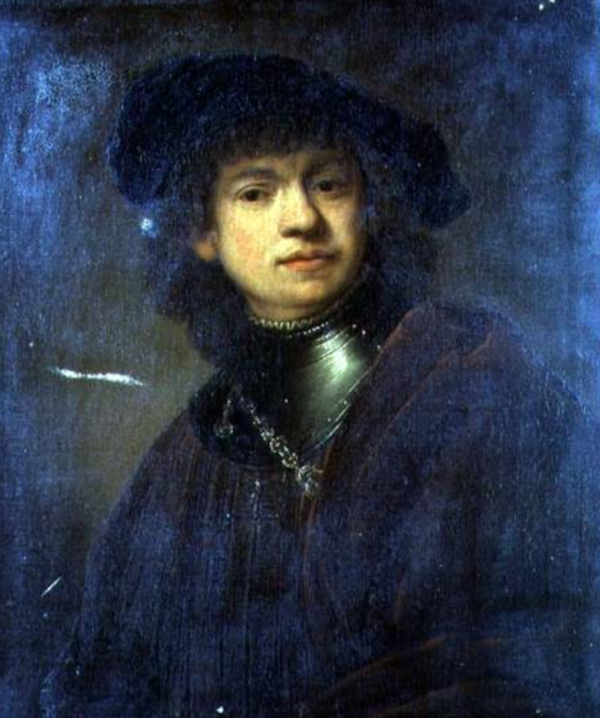 Autorretrato (óleo sobre tela) – Rembrandt van Rijn Rembrandt van Rijn Artemis Reproduction