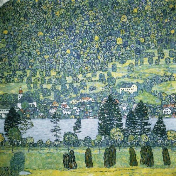 Floresta em Ladeira Unterach no Attersee – Gustav Klimt Gustav Klimt Artemis Reproduction