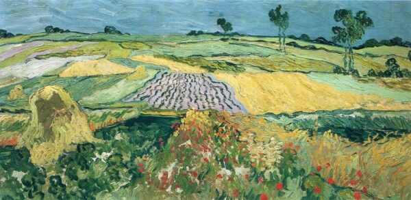 Campos em Auvers – Van Gogh Vincent Van Gogh Artemis Reproduction