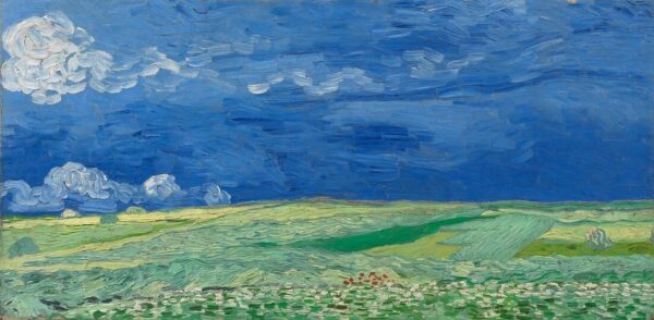 Campo sob Nuvens de Tempestade – Van Gogh Vincent Van Gogh Artemis Reproduction