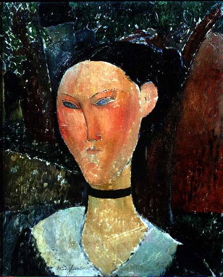 Mulher com um colar de veludo – Amadeo Modigliani Artemis Reproduction