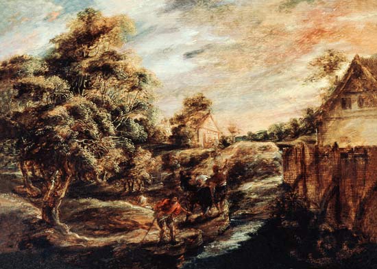 Paisagem Arborizada ao Pôr do Sol – Peter Paul Rubens Peter Paul Rubens Artemis Reproduction