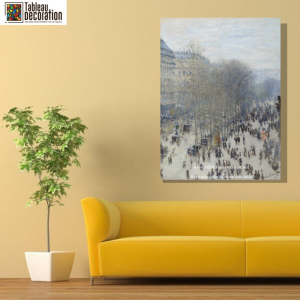 Boulevard dos Capuchinhos – Quadro de Monet Claude Monet Artemis Reproduction 5