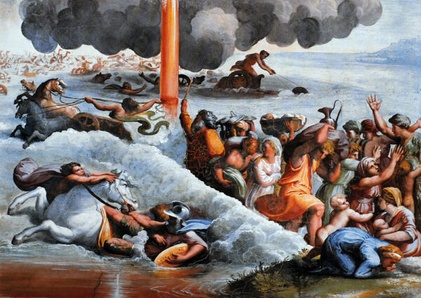 Os israelitas e o Mar Vermelho – Raphaël (pintor) Rafael Sanzio Artemis Reproduction