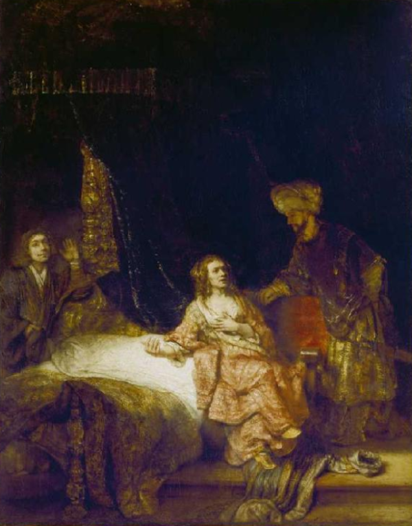 José e a mulher de Potifar – Rembrandt van Rijn Rembrandt van Rijn Artemis Reproduction