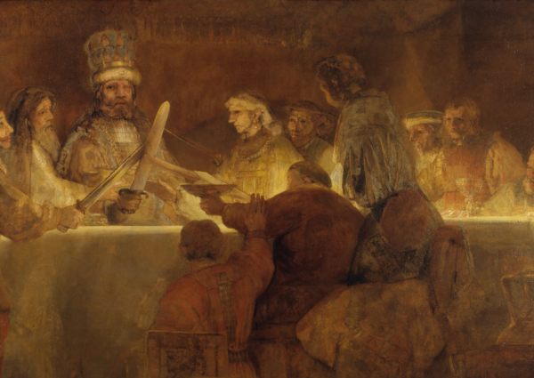 A conjuração de Cláudio Civilis – Rembrandt van Rijn Rembrandt van Rijn Artemis Reproduction