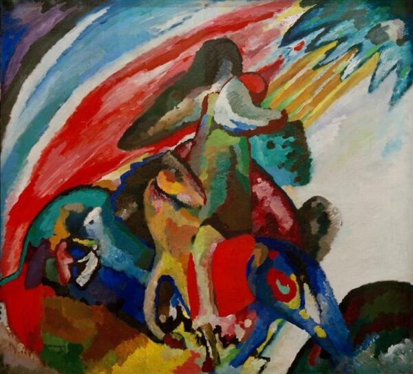 Improvisação 12 (o cavaleiro) – Vassily Kandinsky Wassily Kandinsky Artemis Reproduction